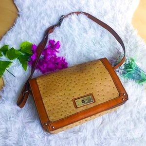 Merona Nude & Brown Shoulder Bag Handbag Purse